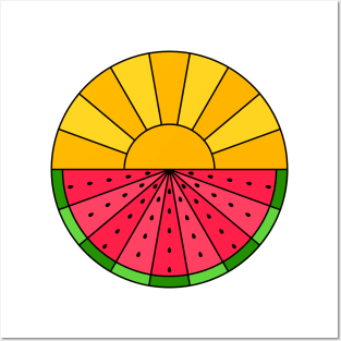 Watermelon Summer Posters and Art